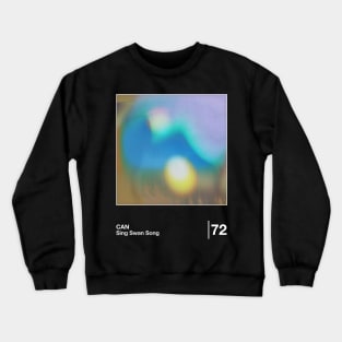 Sing Swan Song / Minimalist Style Graphic Design Crewneck Sweatshirt